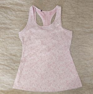 SOLD Gymshark Fleur Texture tank top